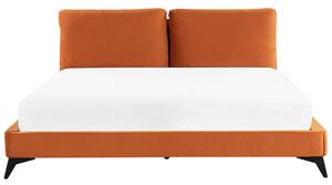 Manželská posteľ 180 cm Mellody (oranžová). Vlastná spoľahlivá doprava až k Vám domov. 1081340