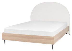 Manželská posteľ 160 cm Milza (biela). Vlastná spoľahlivá doprava až k Vám domov. 1081404