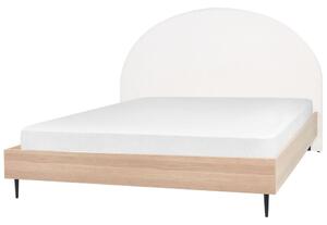 Manželská posteľ 180 cm Milza (biela). Vlastná spoľahlivá doprava až k Vám domov. 1081405