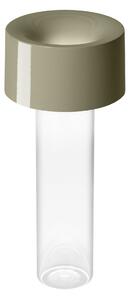 Stolové Lampa Foscarini, Fleur, stmievateľné, Zelená, Obývacia izba, Sklo, Moderný