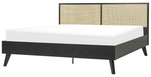 Manželská posteľ 180 cm Monza (čierna). Vlastná spoľahlivá doprava až k Vám domov. 1081516