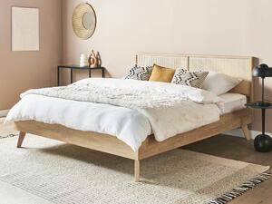 Manželská posteľ 180 cm Monza (svetlé drevo). Vlastná spoľahlivá doprava až k Vám domov. 1081519