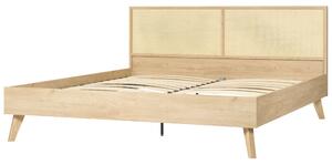 Manželská posteľ 180 cm Monza (svetlé drevo). Vlastná spoľahlivá doprava až k Vám domov. 1081519