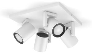 Stropné Lampa Philips Hue, Argenta, stmievateľné, Biela, Obývacia izba, Kov, Moderný