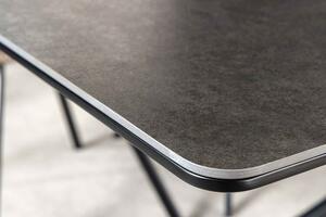 Rozťahovací keramický stôl Halia 160-200 cm mramor antracit