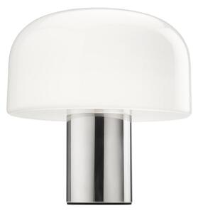 Stolové Lampa FLOS, Bellhop Glass T, stmievateľné, Biela, Obývacia izba, Sklo