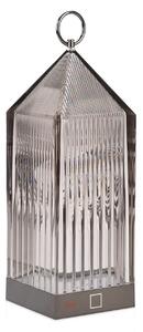 Vonkajšie Svietidlo Kartell, Lantern, stmievateľné, Sivá, Balkón, Plast, Dizajnový