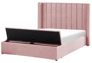 Manželská posteľ 140 cm Noya (ružová). Vlastná spoľahlivá doprava až k Vám domov. 1081720