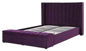 Manželská posteľ 160 cm Noya (fialová). Vlastná spoľahlivá doprava až k Vám domov. 1081719