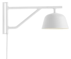 Nástenné Svietidlo Muuto, Biela, Obývacia izba, Hliník