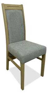 Jedálenská stolička Krone (sivá + dub craft zlatý). Vlastná spoľahlivá doprava až k Vám domov. 1091959