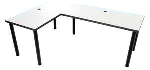 Písací stôl Nyrm (biela). Vlastná spoľahlivá doprava až k Vám domov. 1092061