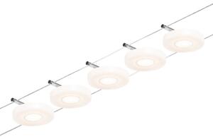 Stropné Lampa Paulmann, Wire DiscLED, Biela, Chodba, Plast, Moderný