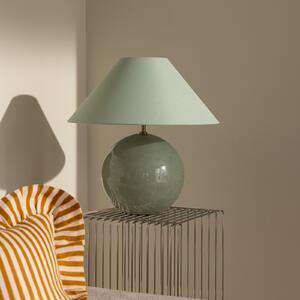 Stolové Lampa Globen Lighting, IRIS, Zelená, Obývacia izba, Tkanina / Textil, Dizajnový