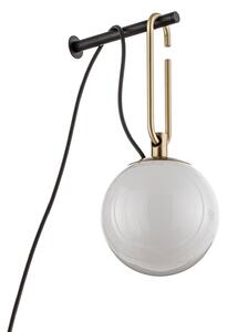 Nástenné Svietidlo Artemide, nh Wall, Biela, Obývacia izba, Sklo, Dizajnový
