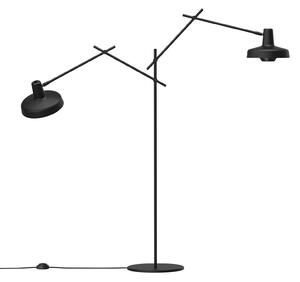 Stojacie Lampa GRUPA, Arigato, Čierna, Pracovňa, Kov