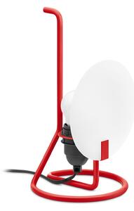 Stolové Lampa Stilnovo, Bugia, Červená, Obývacia izba, Kov, Dizajnový