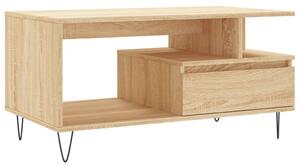 Konferenčný stolík dub sonoma 90x49x45 cm spracované drevo