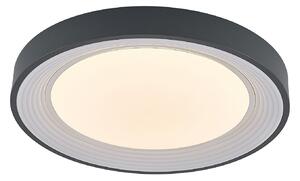 Stropné Lampa Lindby, Lindum, stmievateľné, Čierna, Obývacia izba, Kov, Moderný