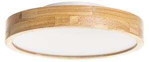Stropné Lampa Lindby, Milada, stmievateľné, Drevo, Obývacia izba, Drevo, Moderný