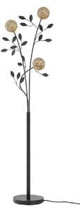 Stojacie Lampa Lucande, Evory, Čierna, Obývacia izba, Kov, Florentský