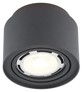 Stropné Lampa Arcchio, Walisa, stmievateľné, Čierna, Obývacia izba, Hliník, Moderný