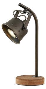 Stolové Lampa Lindby, Rubinjo, Čierna, Obývacia izba, Kov, Vintage