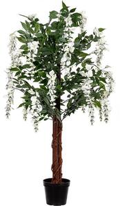 PLANTASIA umelý strom, 120 cm, Wisteria, krémová
