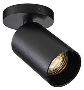 Stropné Lampa ANTIDARK, Čierna, Obývacia izba, Hliník