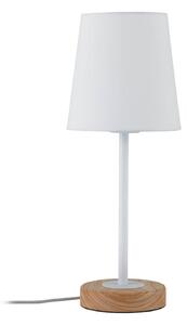 Stolové Lampa Paulmann, Stellan, Biela, Obývacia izba, Tkanina / Textil, Moderný