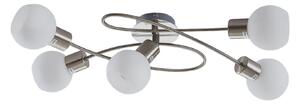 Stropné Lampa Lindby, Elaina, stmievateľné, Metalická, Obývacia izba, Kov, Moderný