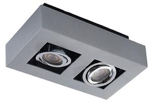 Stropné Lampa Arcchio, VINCE, stmievateľné, Sivá, Chodba, Hliník, Moderný