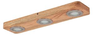 Stropné Lampa Lindby, Mikari, Drevo, Obývacia izba, Drevo, Moderný