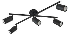 Stropné Lampa Lindby, Joffrey, stmievateľné, Čierna, Obývacia izba, Kov, Moderný
