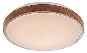 Stropné Lampa Lindby, Mendosa, Drevo, Obývacia izba, Plast, Moderný