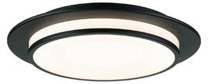 Stropné Lampa Paulmann, Egron, stmievateľné, Čierna, Obývacia izba, Kov, Moderný