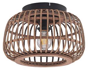 Stropné Lampa Lindby, Bominio, stmievateľné, Drevo, Obývacia izba, Drevo, Škandinávsky