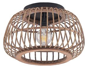 Stropné Lampa Lindby, Bominio, stmievateľné, Drevo, Obývacia izba, Drevo, Škandinávsky
