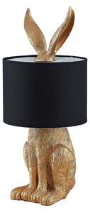 Stolové Lampa Lindby, Lorentina, Čierna, Obývacia izba, Tkanina / Textil, Dizajnový