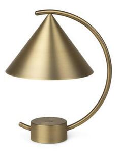 Stolové Lampa ferm LIVING, Meridian, stmievateľné, Zlatá / Mosadz, Obývacia izba, Kov, Dizajnový
