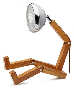 Stolové Lampa MR. WATTSON, Sivá, Obývacia izba, Kov