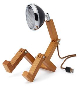 Stolové Lampa MR. WATTSON, Čierna, Obývacia izba, Kov, Vintage