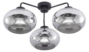 Stropné Lampa Lindby, Navidia, stmievateľné, Čierna, Obývacia izba, Kov, Moderný