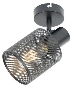 Stropné Lampa Lindby, Stancho, stmievateľné, Čierna, Obývacia izba, Kov, Moderný