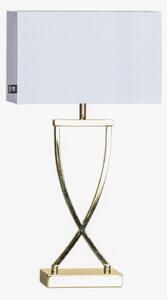 Stolové Lampa By Rydéns, Omega, Zlatá / Mosadz, Obývacia izba, Tkanina / Textil, Moderný