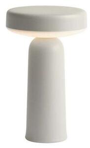 Stolové Lampa Muuto, stmievateľné, Sivá, Obývacia izba, Plast