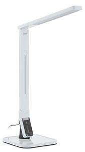 Stolové Lampa Lindby, Eleni, stmievateľné, Biela, Pracovňa, Plast, Moderný