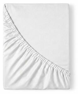Kvalitex Saténové prestieradlo s gumou biela, 90 x 200 cm