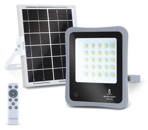 LED REFLEKTOR SO SOLÁRNYM PANELOM 30W 6500K (AS-211981)