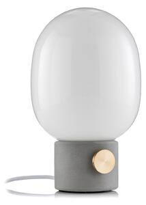 Stolové Lampa Audo Copenhagen, JWDA, stmievateľné, Sivá, Obývacia izba, Betón, Dizajnový